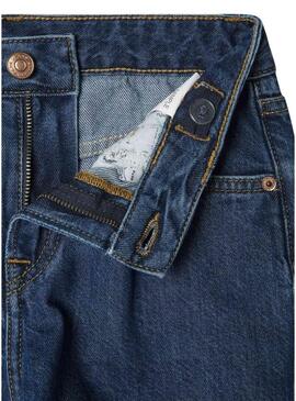 Gonna A-Line corta Pepe Jeans blu per ragazza.