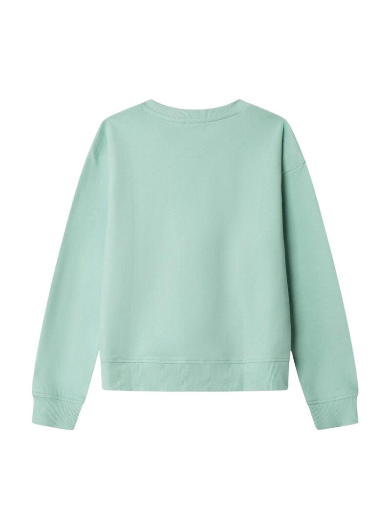 Felpa Pepe Jeans Gab blu per bambina