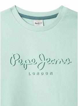 Felpa Pepe Jeans Gab blu per bambina