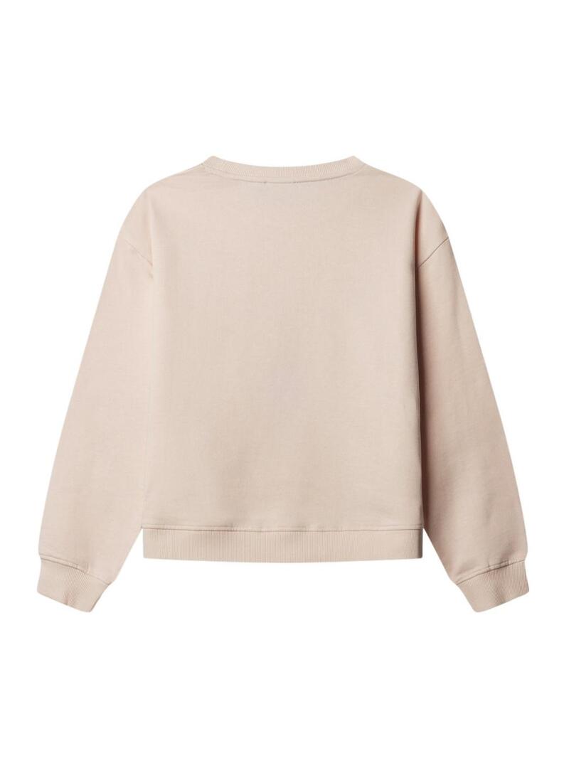 Felpa Pepe Jeans Gab rosa per bambina