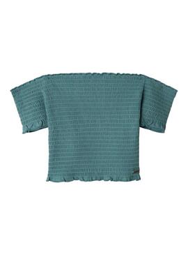 Maglietta Pepe Jeans Georgina blu per bambina