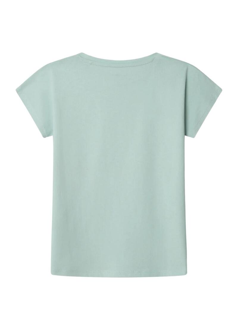 Maglietta Pepe Jeans Gigi blu per bambina