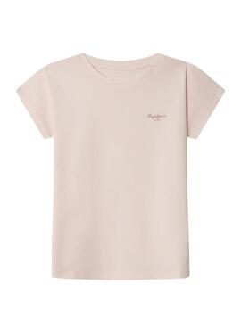 Maglietta Pepe Jeans Gigi rosa per bambina
