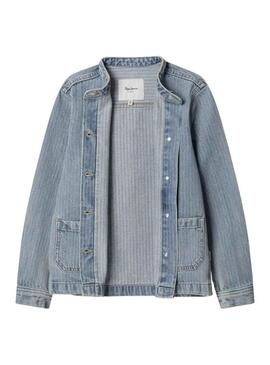 Giubbotto di jeans Pepe Jeans blu per ragazza
