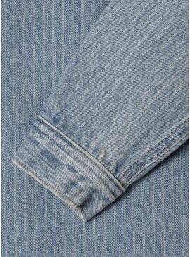 Giubbotto di jeans Pepe Jeans blu per ragazza