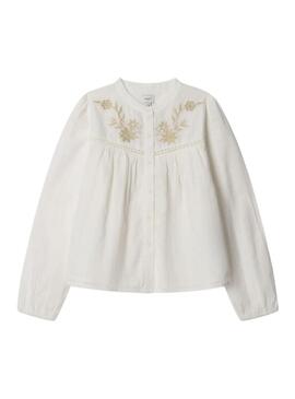 Blusa Pepe Jeans Heather Bianca per bambina