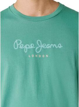 Maglietta Pepe Jeans Eggo verde per uomo