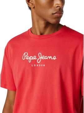 Maglietta Pepe Jeans Eggo rossa per uomo