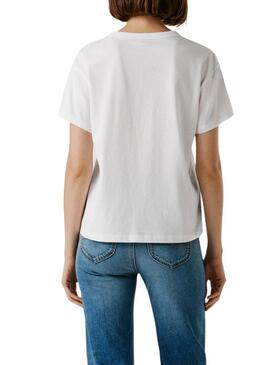 Maglietta Pepe Jeans Mia bianca per donna