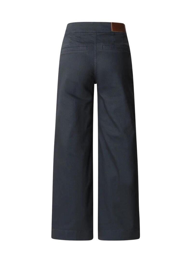 Pantaloni Pepe Jeans Fergy blu per donna