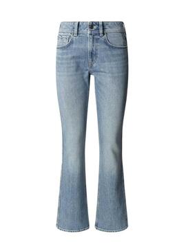 Pantaloni in denim Pepe Jeans Piper blu per donna