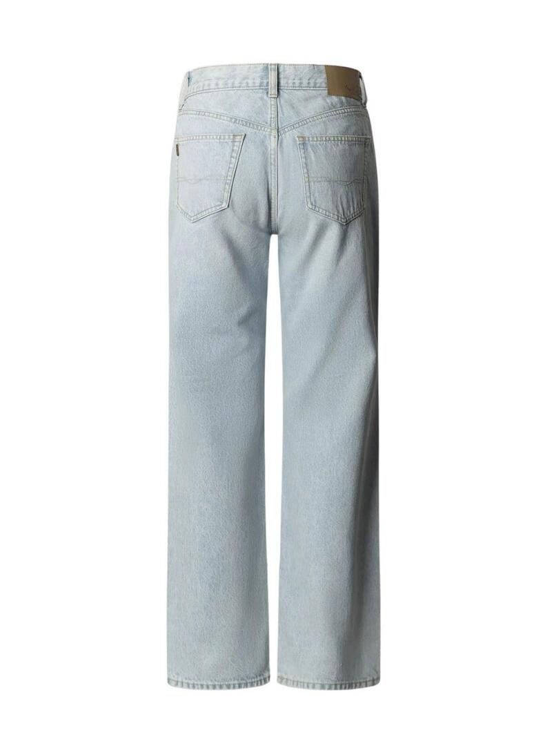 Pantaloni di jeans Pepe Jeans Robyn blu chiaro per donna