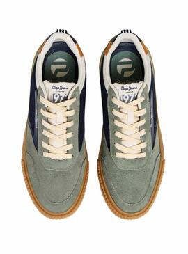 Scarpe Pepe Jeans Nolan Street verdi per uomo