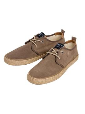 Espadrillas Pepe Jeans Port marrone per uomo