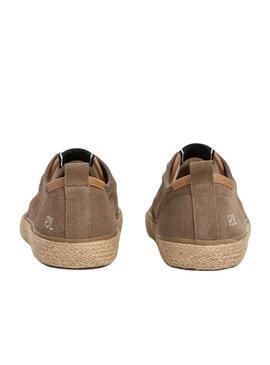Espadrillas Pepe Jeans Port marrone per uomo
