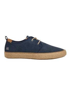 Espadrillas Pepe Jeans Port blu scuro per uomo.