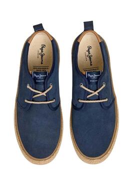 Espadrillas Pepe Jeans Port blu scuro per uomo.