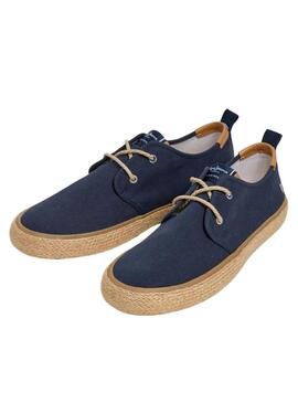 Espadrillas Pepe Jeans Port blu scuro per uomo.