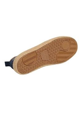 Espadrillas Pepe Jeans Port blu scuro per uomo.