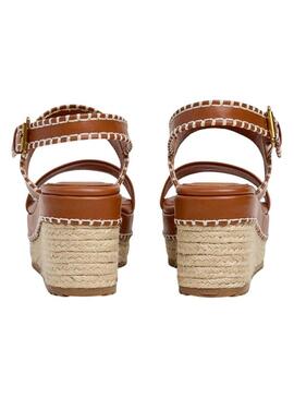 Sandali Pepe Jeans Billie marrone per donna.