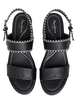 Sandali Pepe Jeans Billie neri per donna