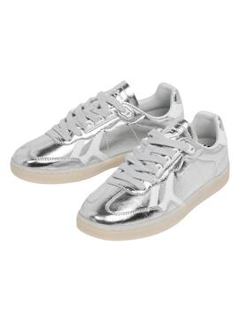 Scarpe Pepe Jeans Ball Sparkly metallico per donna