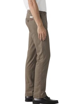 Pantaloni Levis XX Chino Authentic Relaxed color kaki per uomo