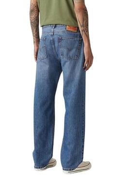 Pantaloni jeans Levis 555 Relaxed blu per uomo