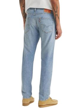 Pantaloni in denim Levis 502 Taper blu per uomo