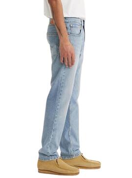 Pantaloni in denim Levis 502 Taper blu per uomo