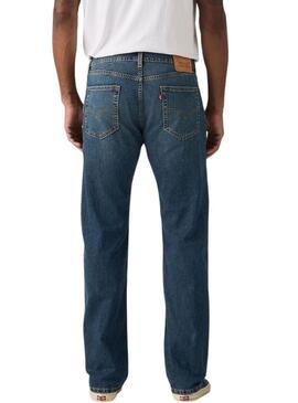 Pantaloni in denim Levis 505 Regular blu per uomo