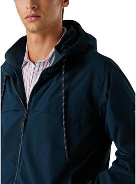 Giacca antivento Pepe Jeans Sebulon blu scuro per uomo.