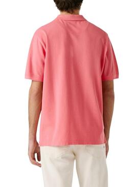 Polo Pepe Jeans Oscar rosa per uomo.