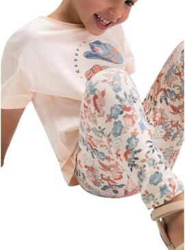 Set Mayoral rosa con disegno di berretti per bambina