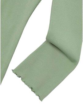 Pantaloni Mayoral a coste verde per bambina