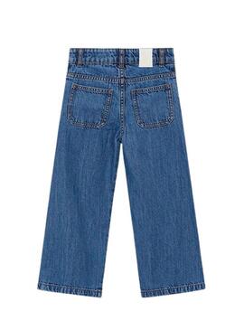 Pantaloni in denim Mayoral con chiusura a bottone blu per ragazzo