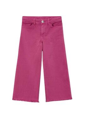 Pantaloni Mayoral rosa chiaro sfilacciati per bambina