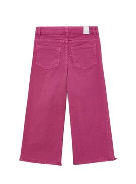 Pantaloni Mayoral rosa chiaro sfilacciati per bambina