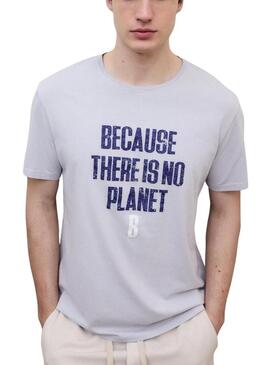 Maglietta Ecoalf Min grigia per uomo