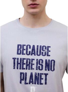 Maglietta Ecoalf Min grigia per uomo