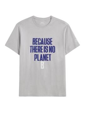 Maglietta Ecoalf Min grigia per uomo