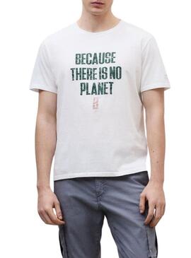 Maglietta Ecoalf Min bianca per uomo