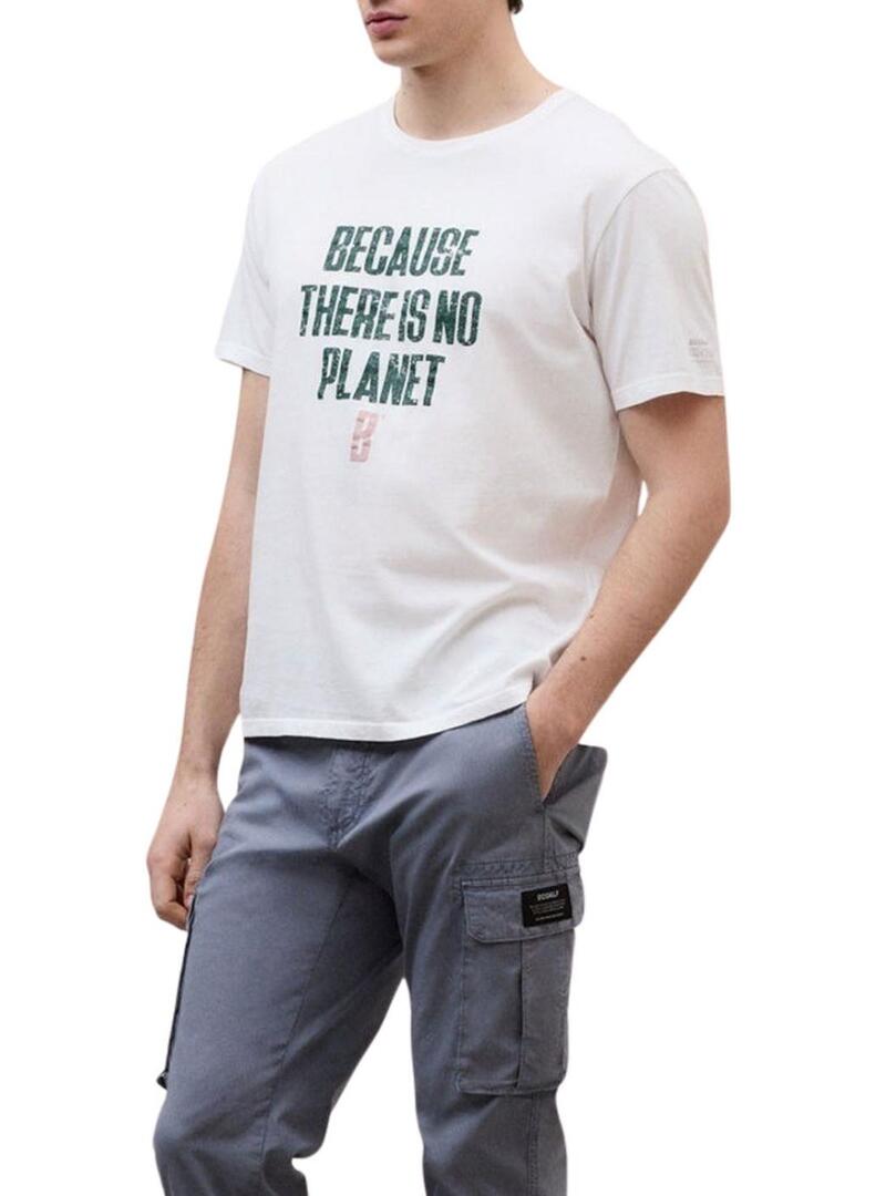 Maglietta Ecoalf Min bianca per uomo