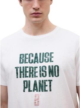 Maglietta Ecoalf Min bianca per uomo