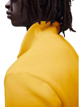 Polo Ecoalf Tedan giallo per uomo