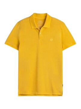 Polo Ecoalf Tedan giallo per uomo