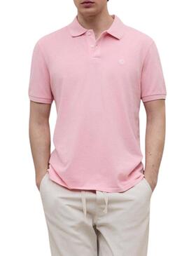 Polo Ecoalf Tedan rosa per uomo