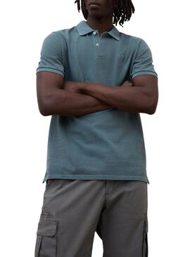 Polo Ecoalf Tedan verde per uomo