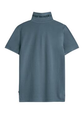 Polo Ecoalf Tedan verde per uomo