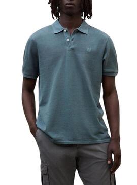 Polo Ecoalf Tedan verde per uomo